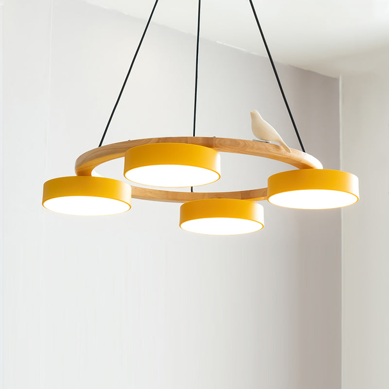 Tokagal Chandelier Bird Round
