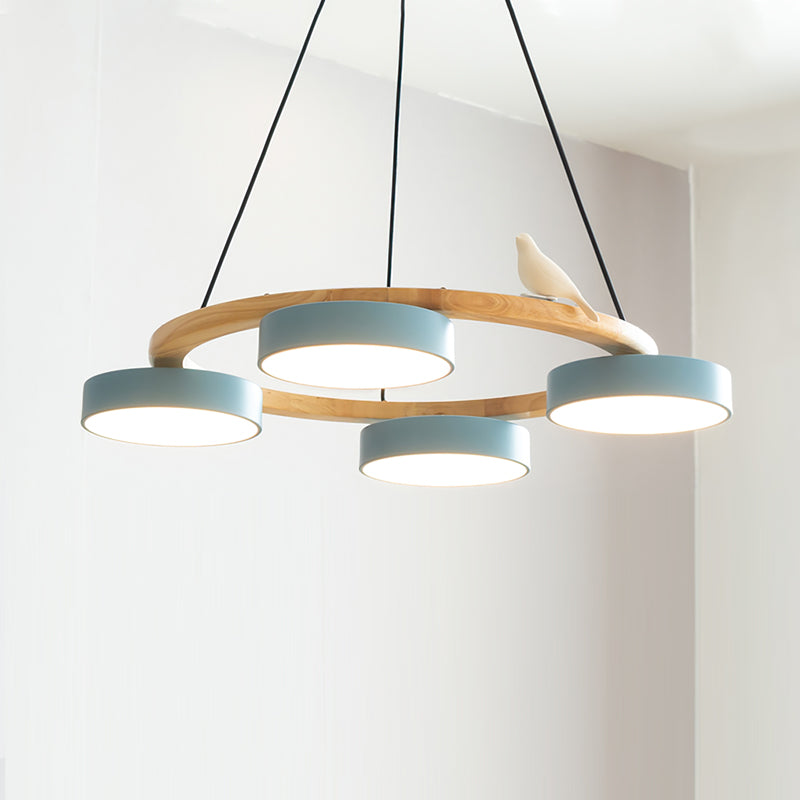 Tokagal Chandelier Bird Round