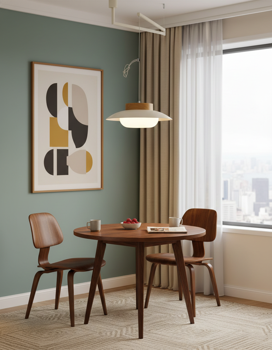 Teriivise Swing Arm Pendant Lamp
