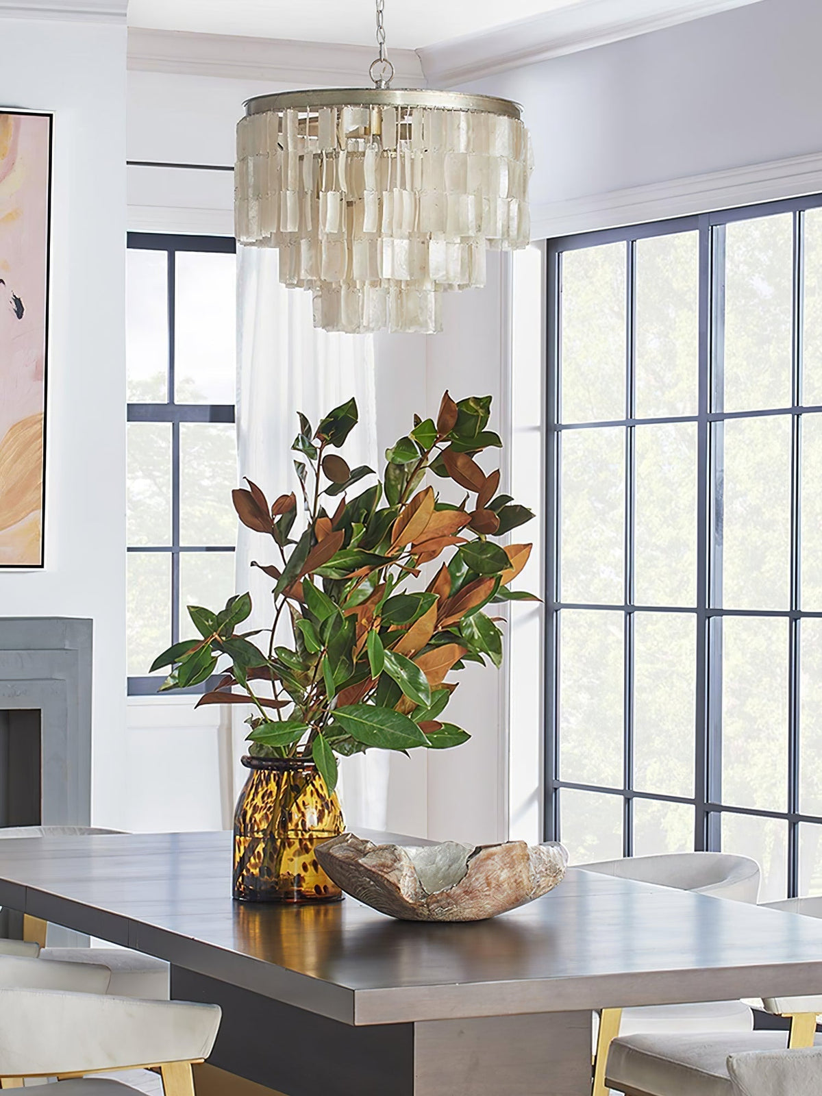 Coraise Luxury Shell Pendant Light