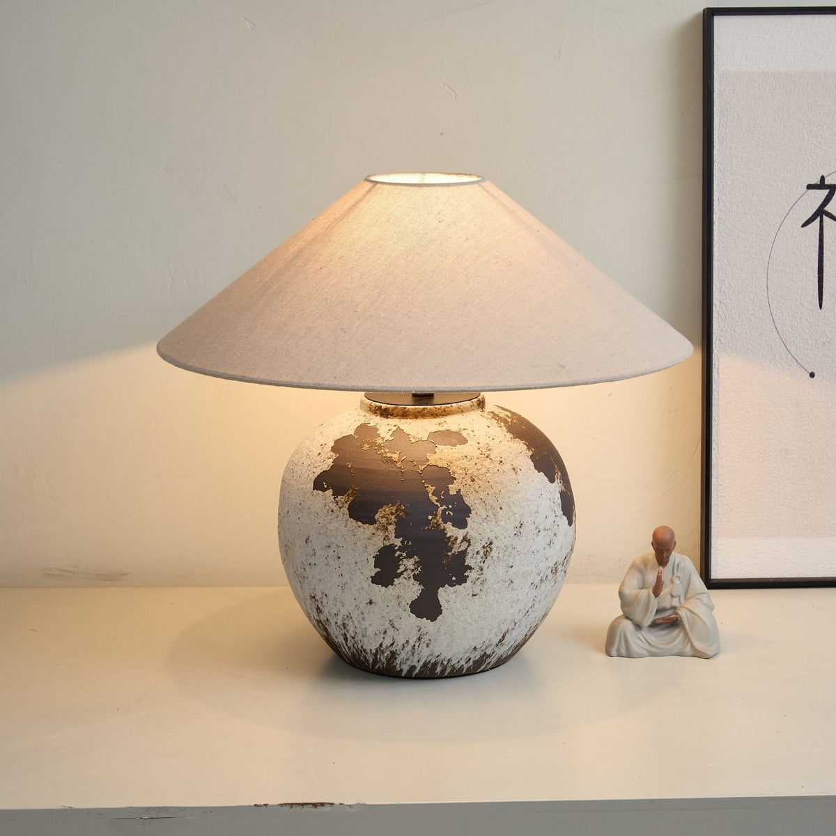 Elienora Ceramic Globe Table Lamp