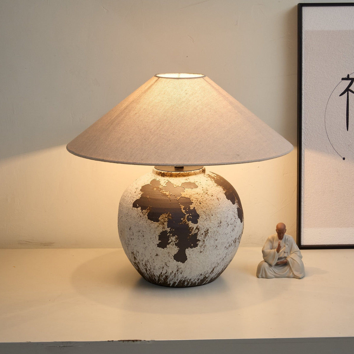 Elienora Ceramic Globe Table Lamp