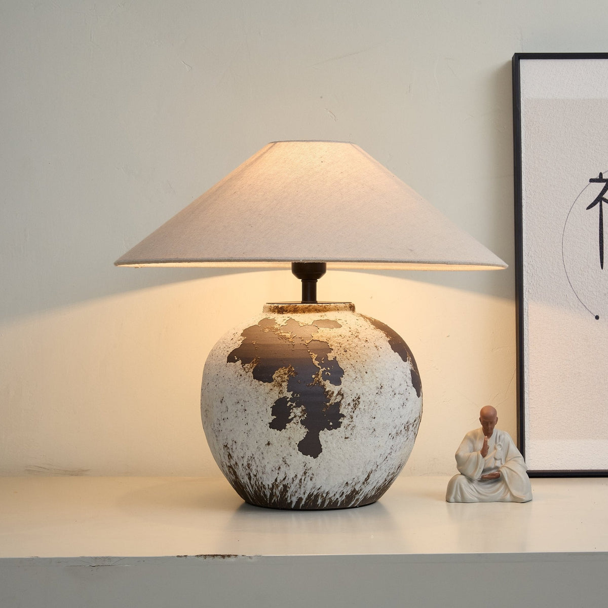 Elienora Ceramic Globe Table Lamp