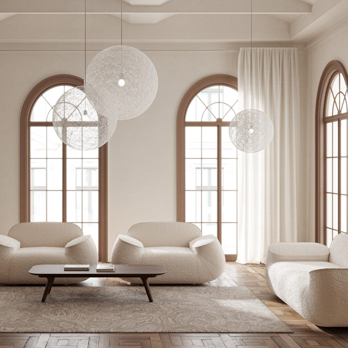 Caloette Spherical Woven Pendant Light