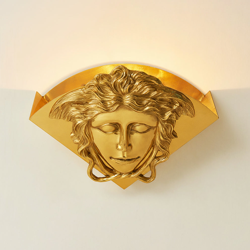 Sphinx Brass Wall Lamp