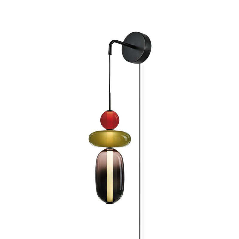 Vesperine Candied Glass Plug-in Wall Light