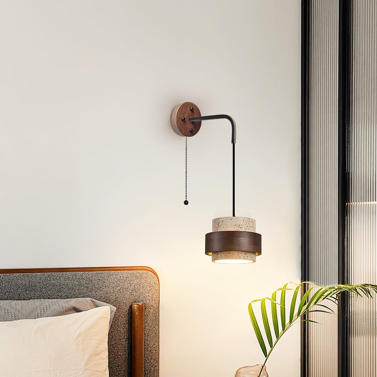 Seroina Travertine Wall Light