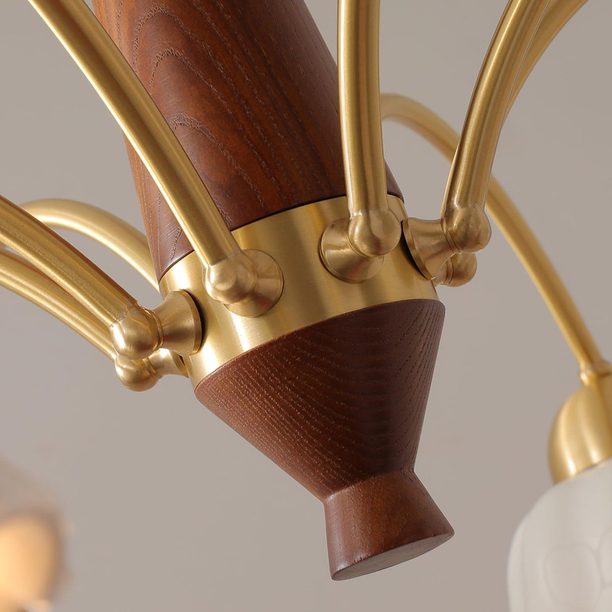 Pumikol Floral Chandeliers Wood Ceramic