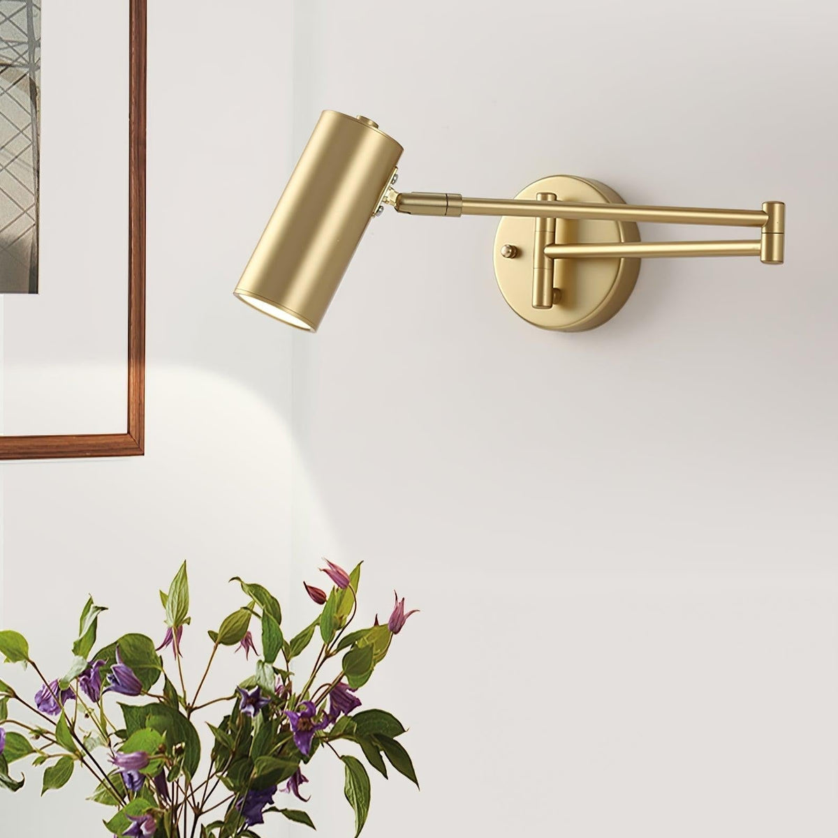 Padenis Adjustable Swing Arm Wall Lamp