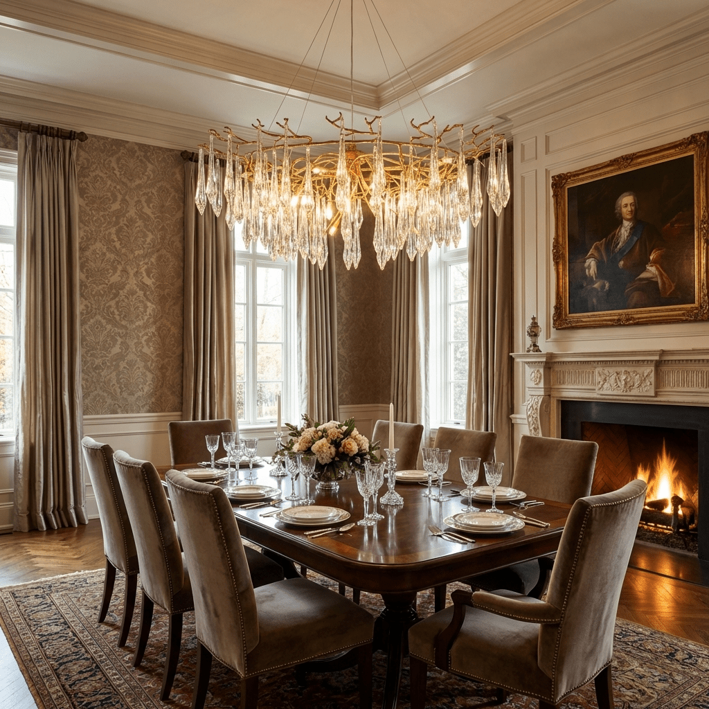 Valerien Crystal Branch Chandelier