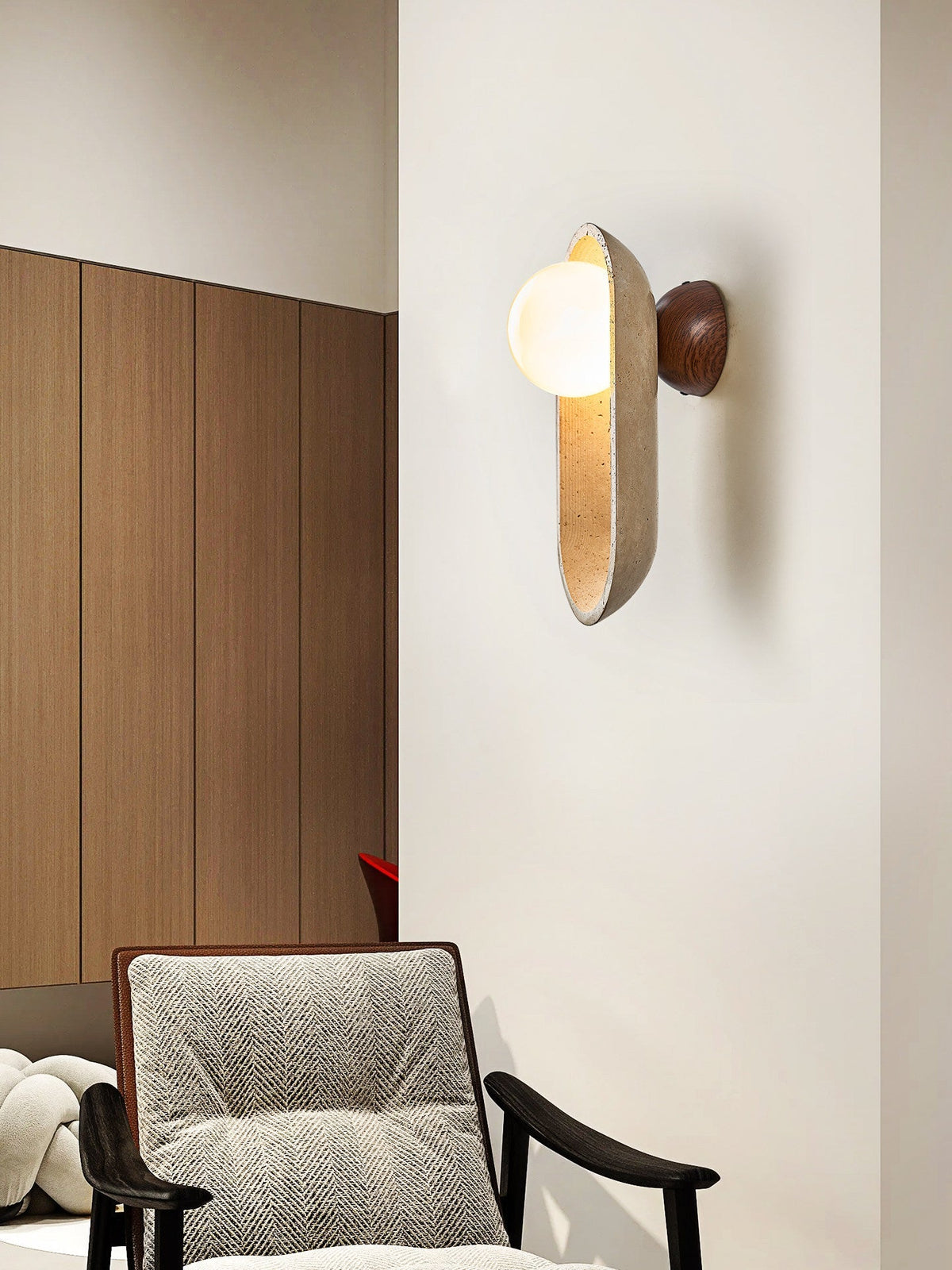 Tavoielle Arch Travertine Wall Lamp