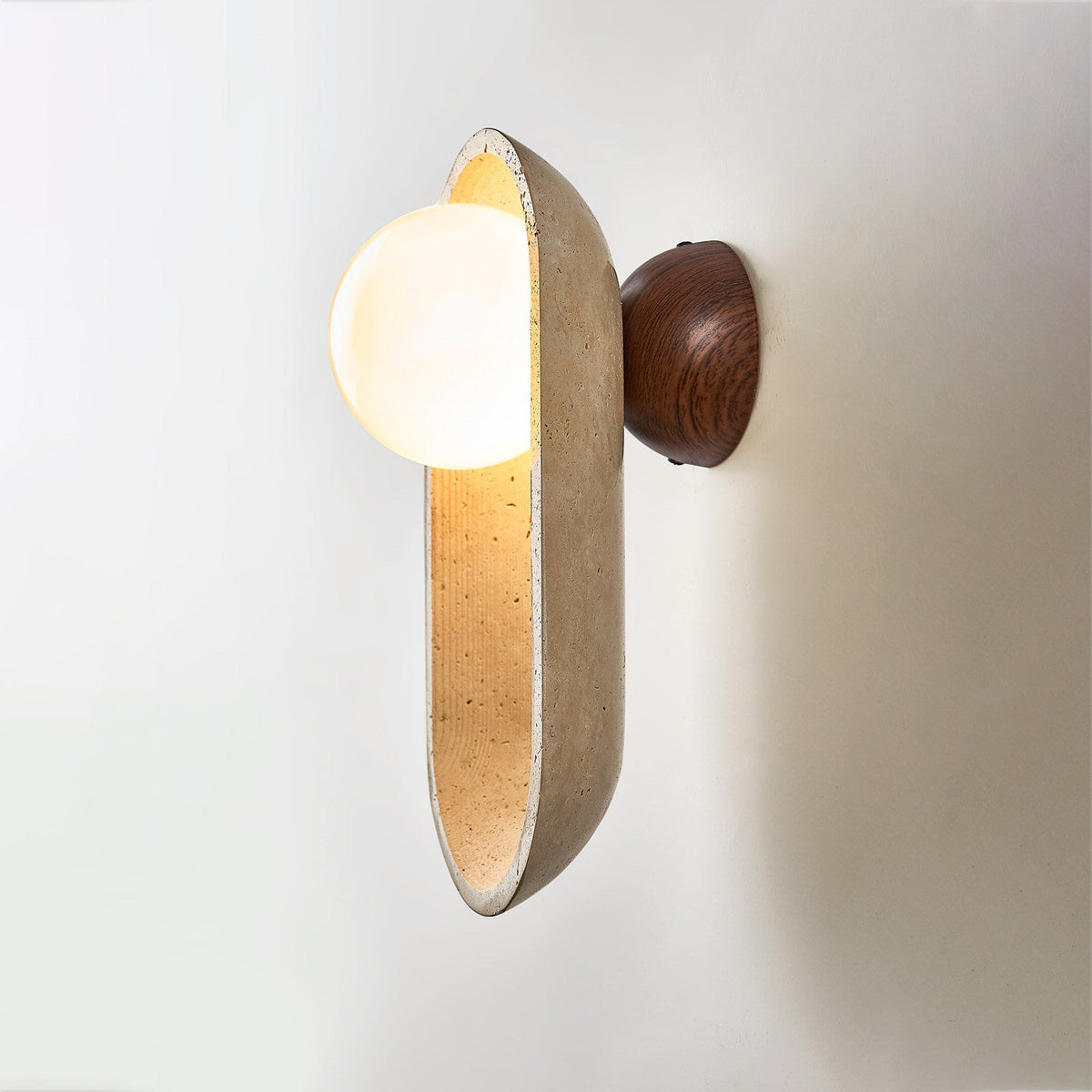 Tavoielle Arch Travertine Wall Lamp