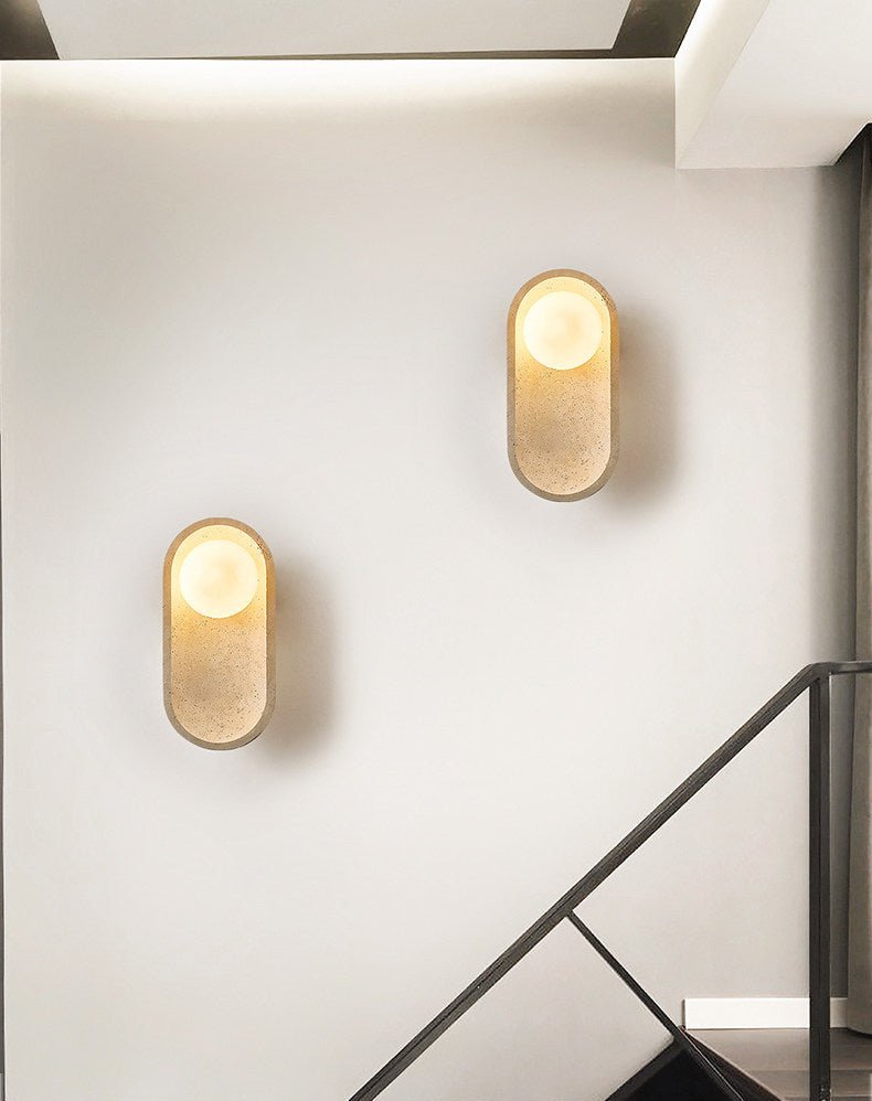 Tavoielle Arch Travertine Wall Lamp