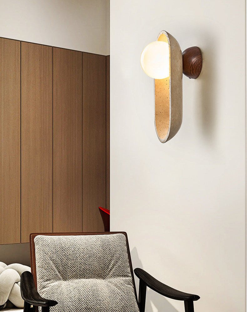 Tavoielle Arch Travertine Wall Lamp