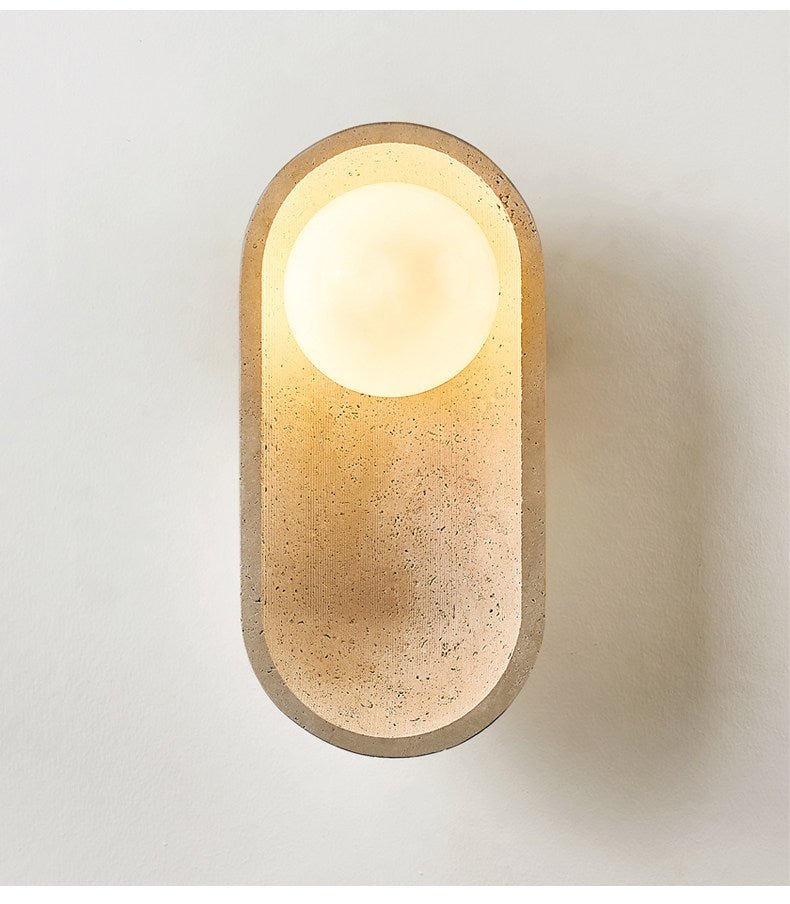 Tavoielle Arch Travertine Wall Lamp