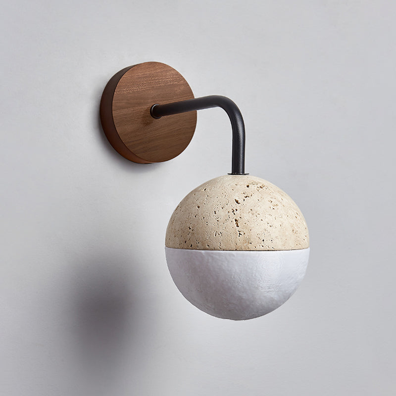Seraine Travertine Wall Lamp