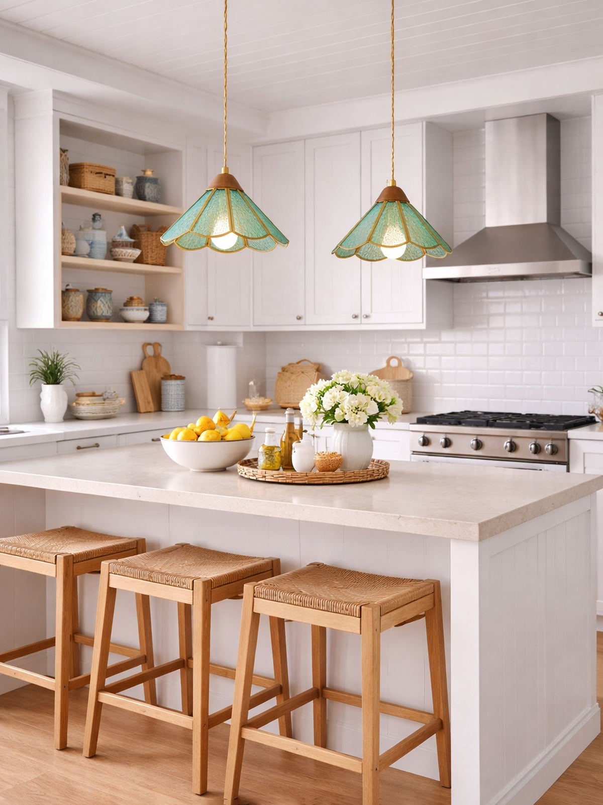 Glenvale Stained Glass Pendant Light