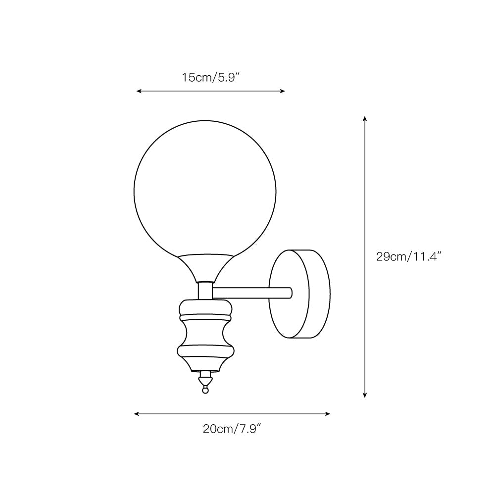 Ciriraine Timeless Home Conor Sconce Wall Lamp