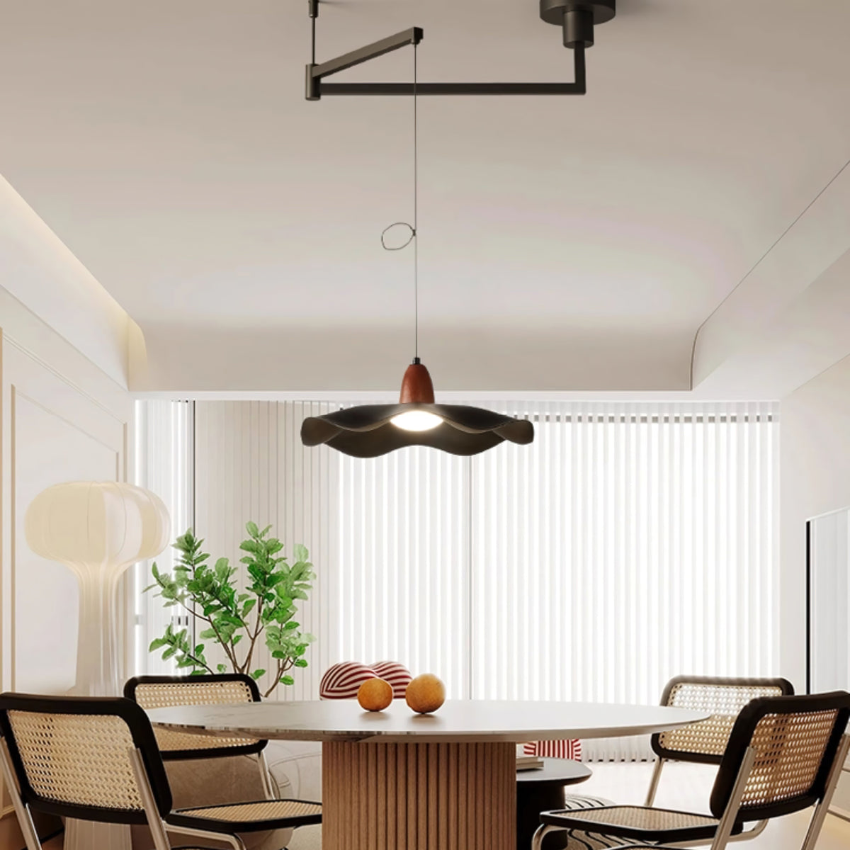 Rivireria Swing Arm Pendant Light