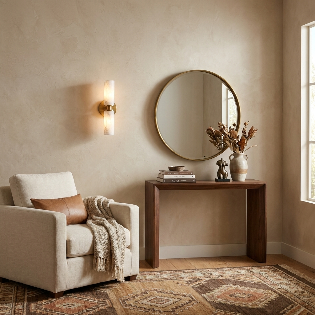 Everstone Alabaster Wall Sconce