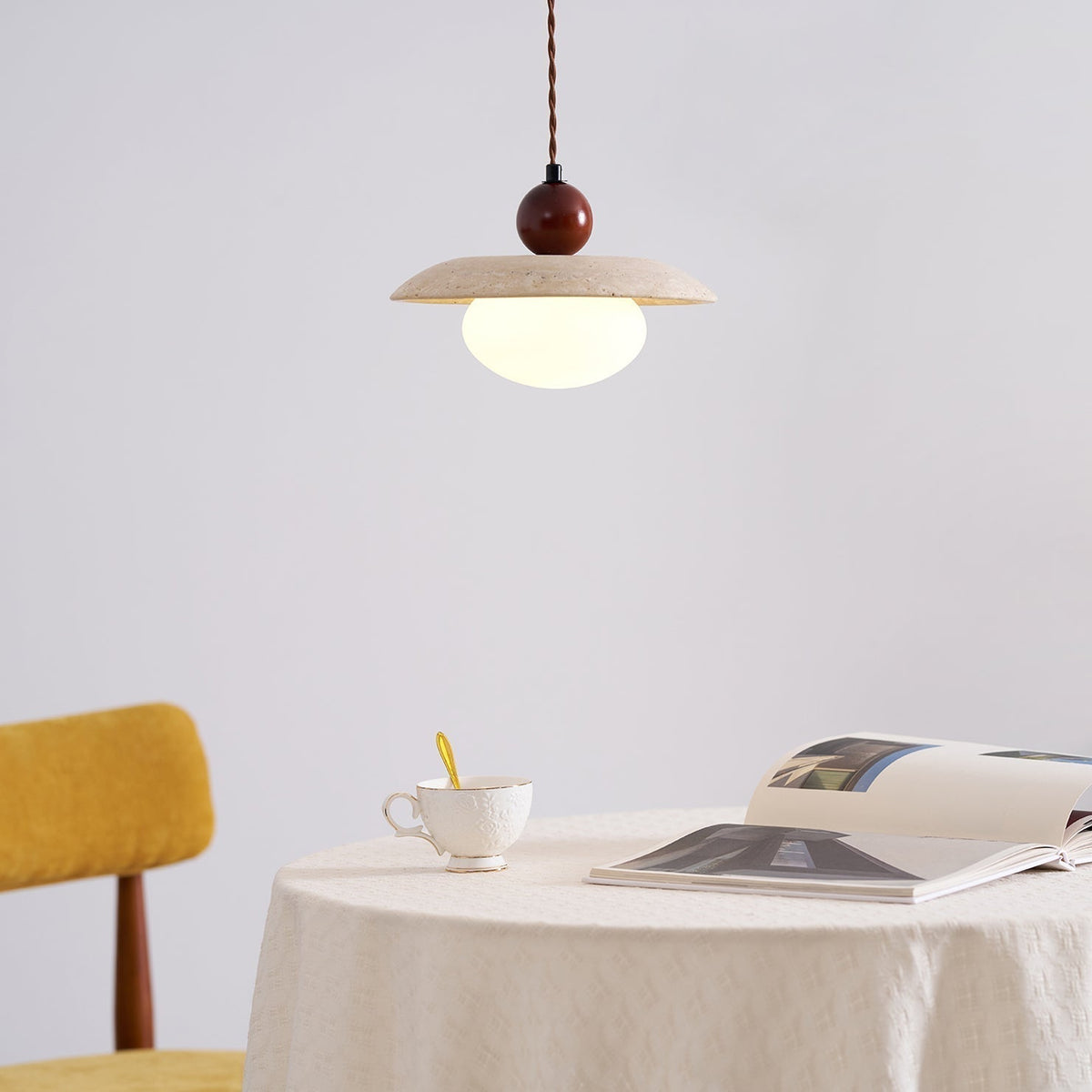 Seroaya Travertine Pendant Light Six Style
