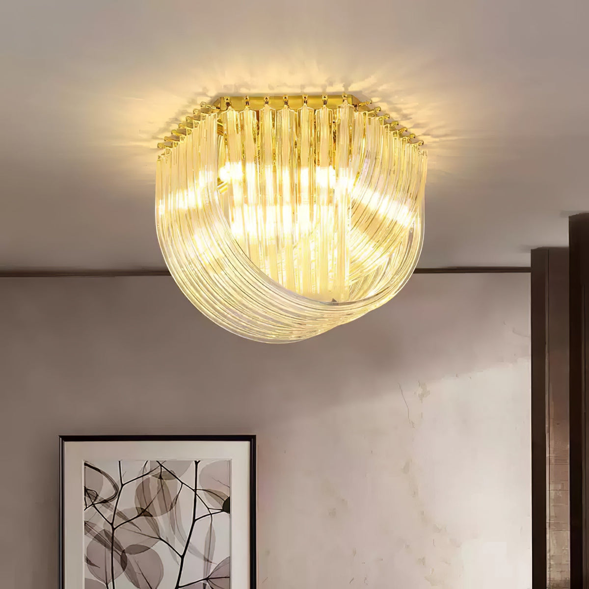 Eiroine Lysar Glass Ceiling Lamp