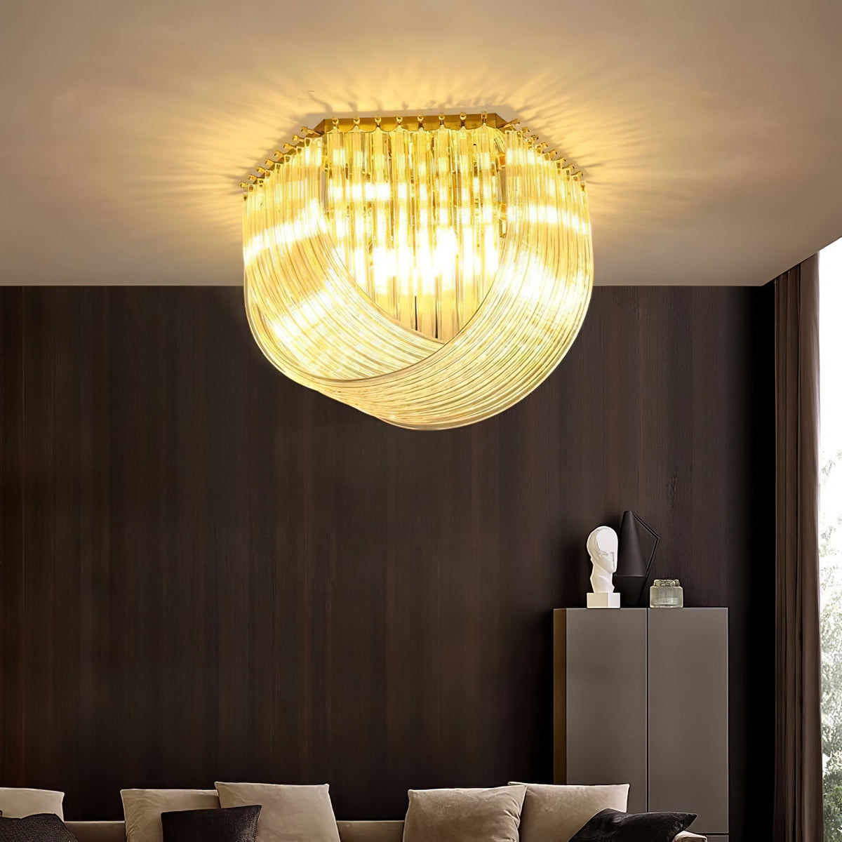 Eiroine Lysar Glass Ceiling Lamp