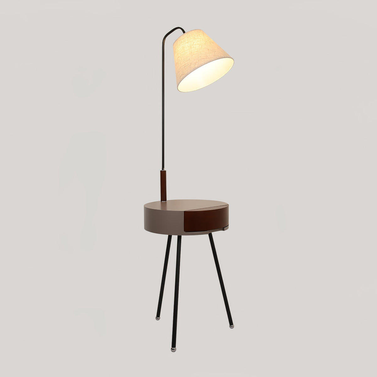 Fioeria Alder Tripod Fabric Floor Lamp