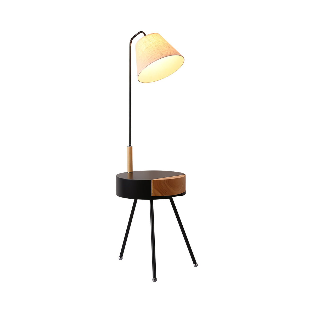 Fioeria Alder Tripod Fabric Floor Lamp