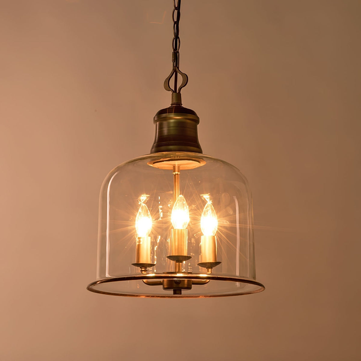 Celaniella Vintage Elegance Glass Pendant Lamp