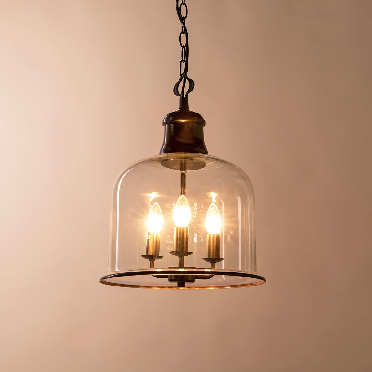 Celaniella Vintage Elegance Glass Pendant Lamp
