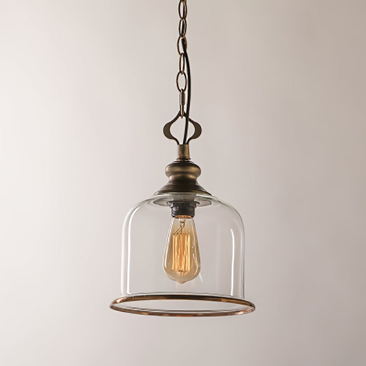 Celaniella Vintage Elegance Glass Pendant Lamp