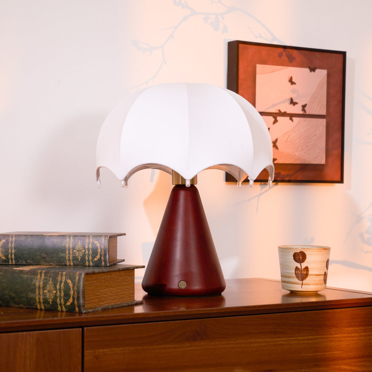 Soruette Umbrella Silk Table Lamp