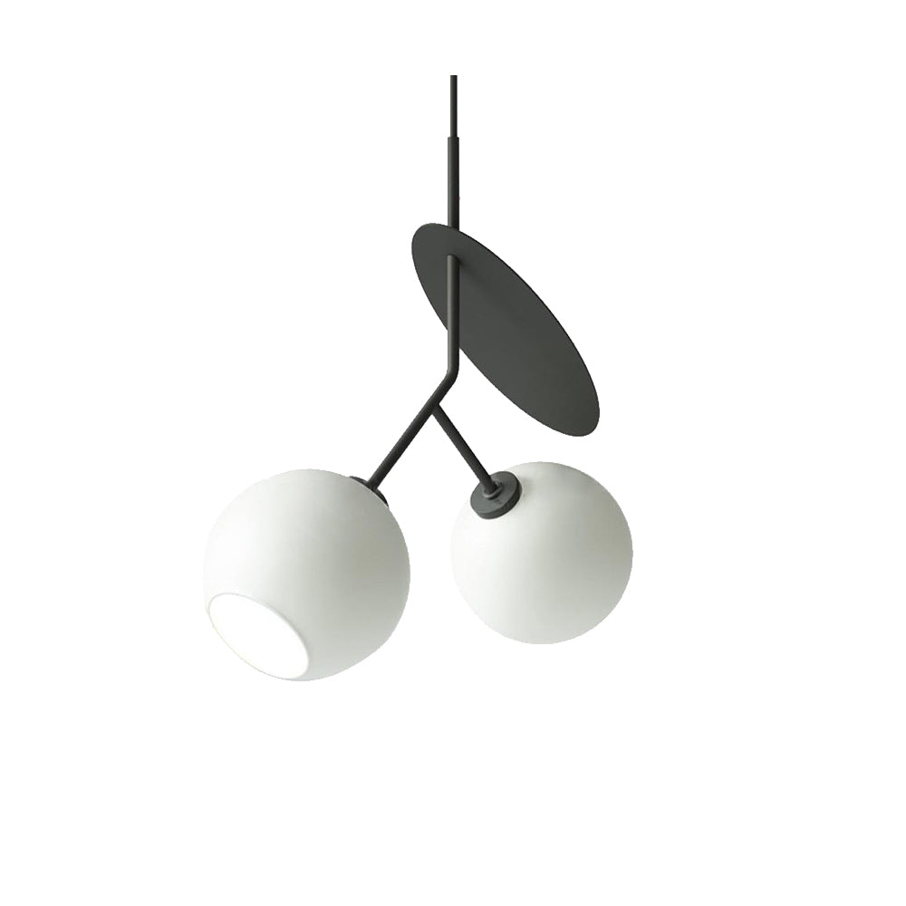 Sodomar Cherry Pendant Light, Metal & Glass, 3 Color