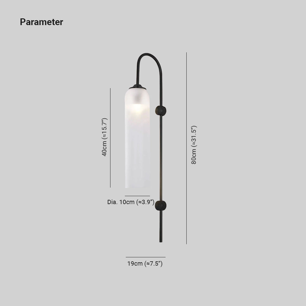 Gutasis Modern Glass Wall Lamp