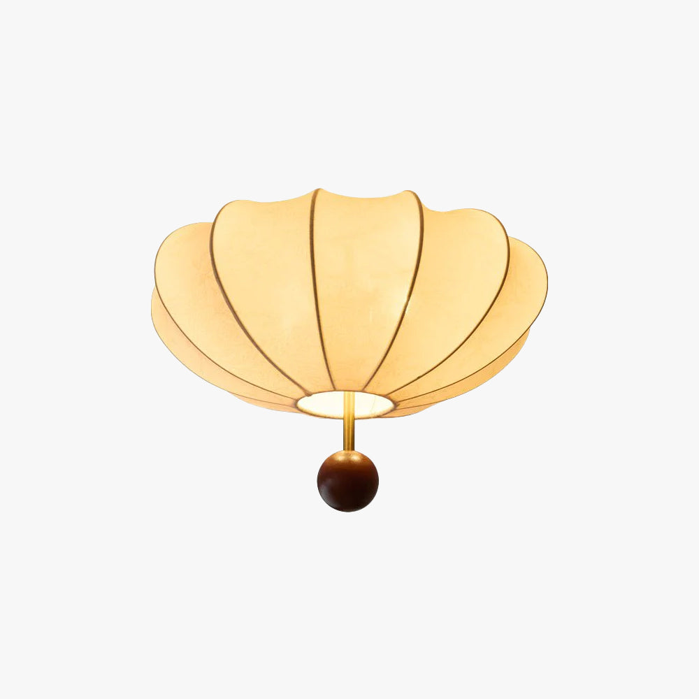 Rinapos Ceiling Light Marceline Wood & Fabric