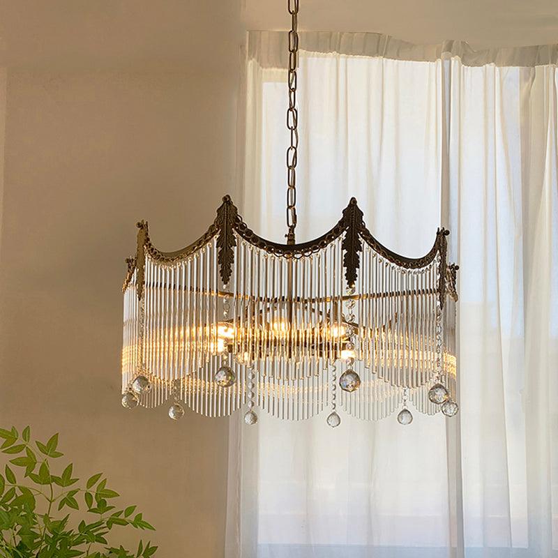 Higuvil Chandeliers Luxurious Glass Farmhouse