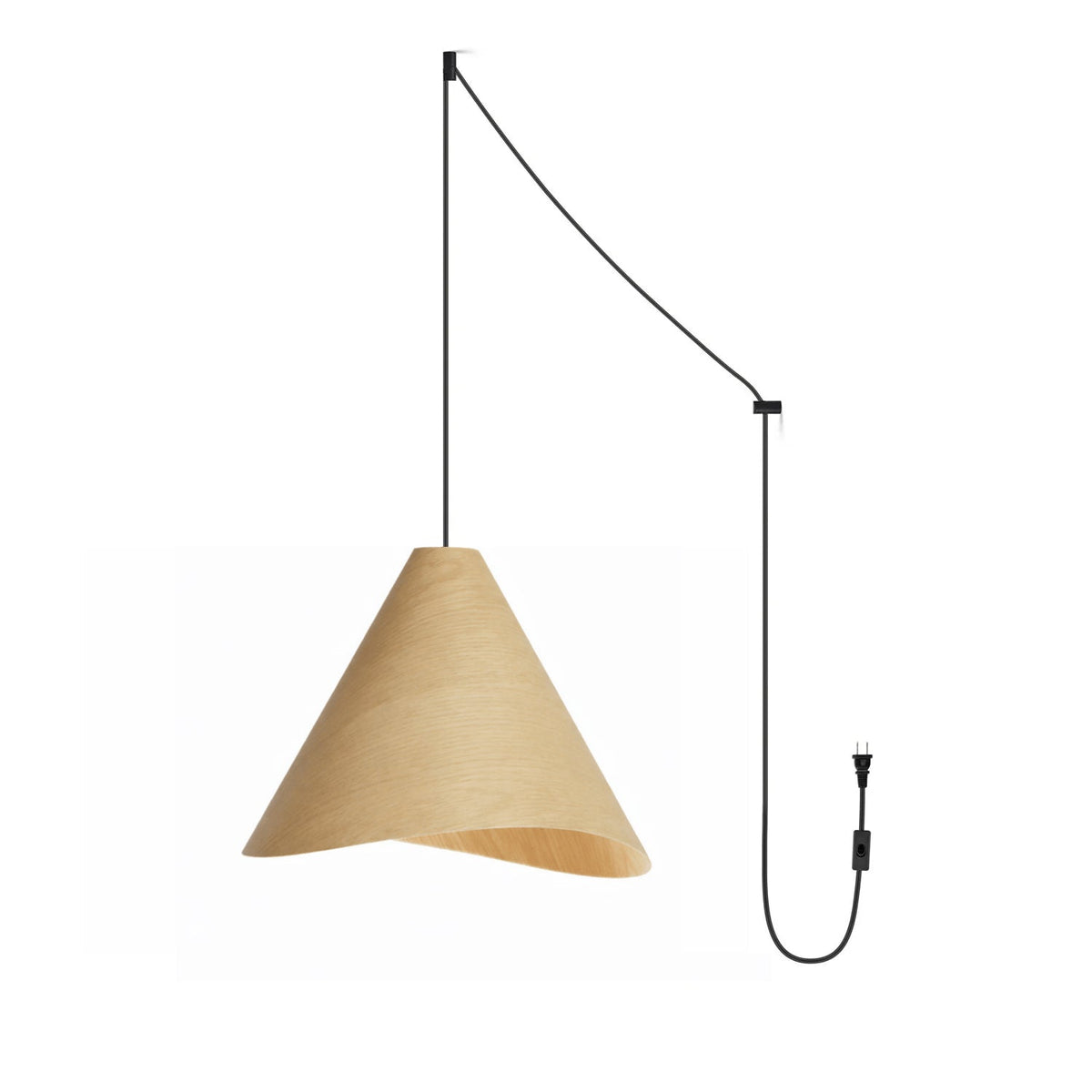 Riniveria Wood Swag Pendant Light