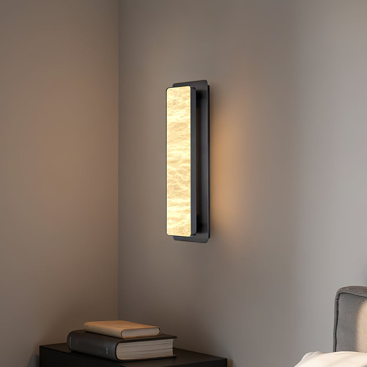 Karix Linear Alabaster Wall Light