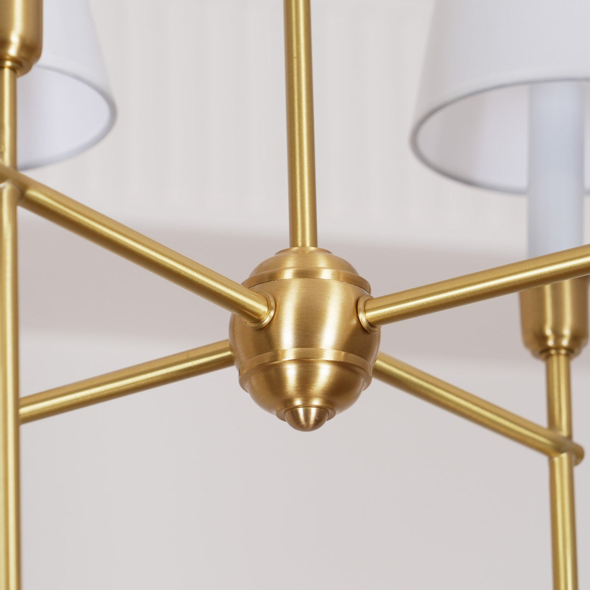Jitanus Chandelier Luxury Brass Fabric