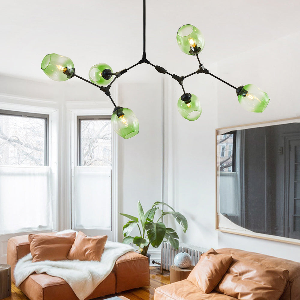 Zerin Nordic Modern Glass Pendant Light Clear Bubble-Relic Pieces