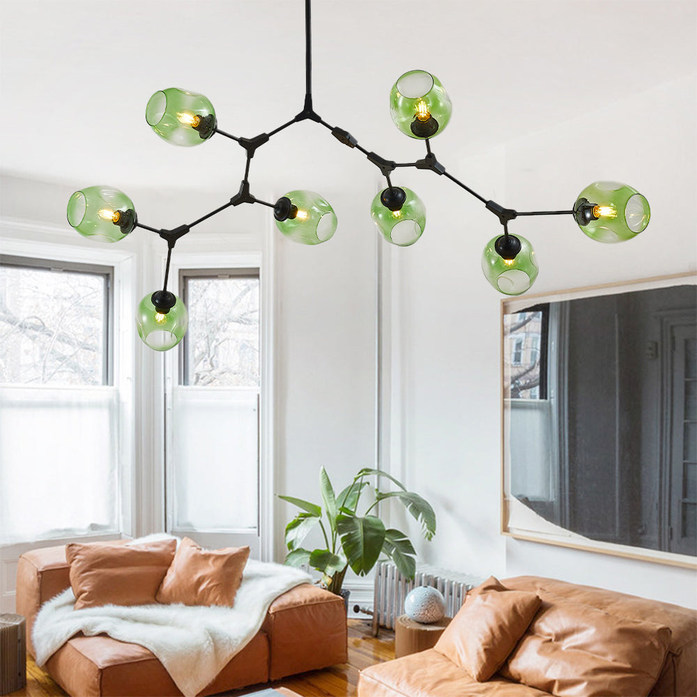 Zerin Nordic Modern Glass Pendant Light Clear Bubble-Relic Pieces