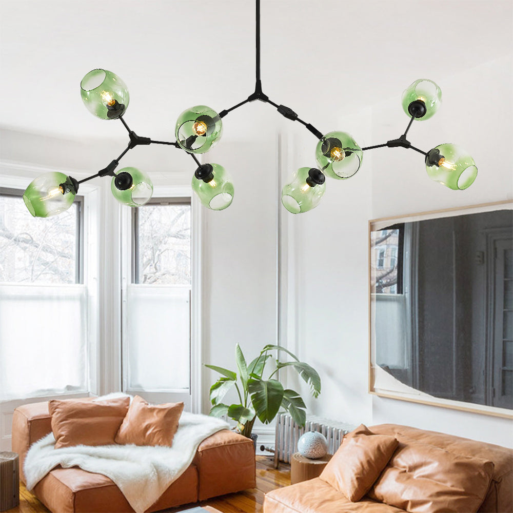Zerin Nordic Modern Glass Pendant Light Clear Bubble-Relic Pieces