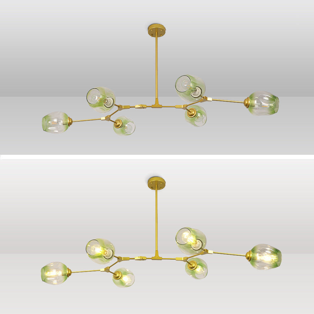 Zerin Nordic Modern Glass Pendant Light Clear Bubble-Relic Pieces