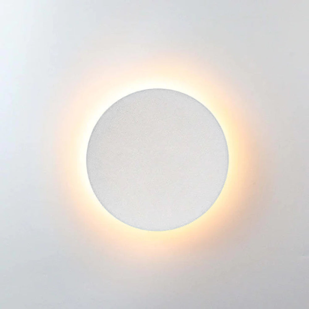 Dori Minimalist Round/Square Outdoor Wall Lamp LED, Black/White-Relic Pieces