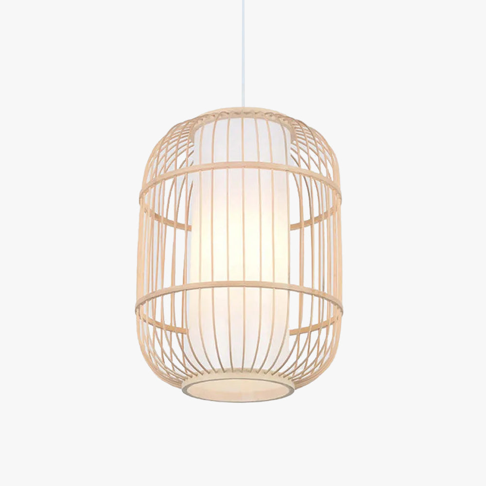 Taven Hand-Woven Knitted Rattan Bamboo Vintage Pendant Light-Relic Pieces