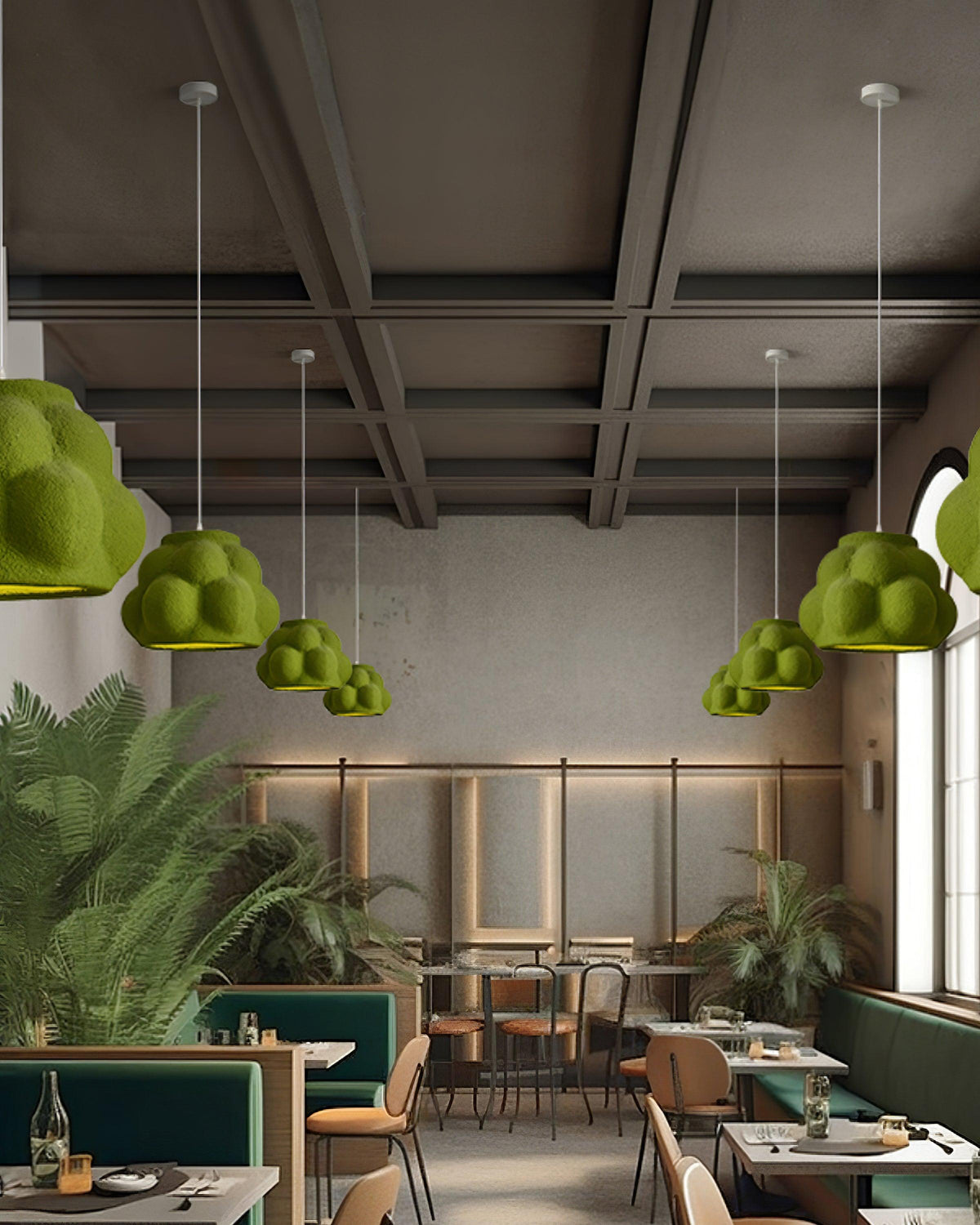 Mossy Wabi Sabi  Pendant Light