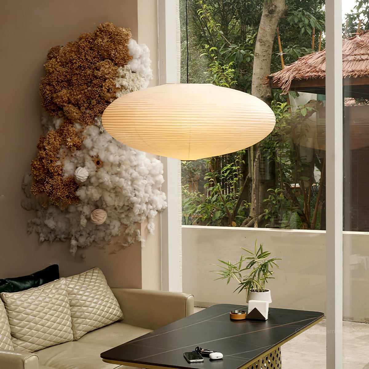 Nerastead Washi Paper 15A 21A 26A Pendant Light