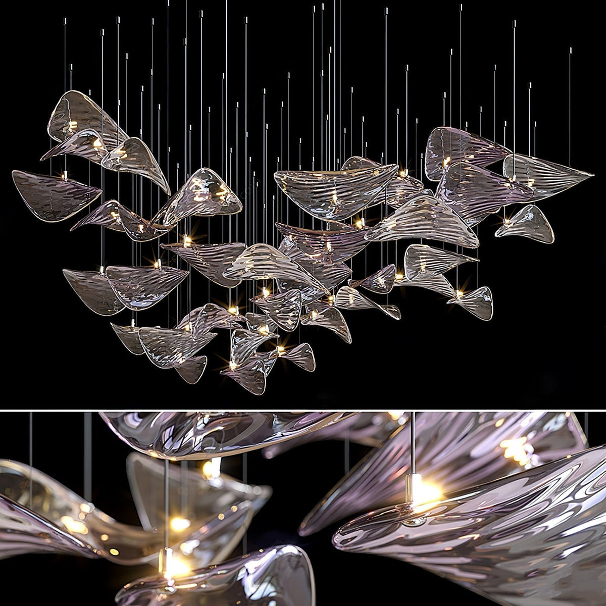 Lioris Butterfly Gold Pendant Light