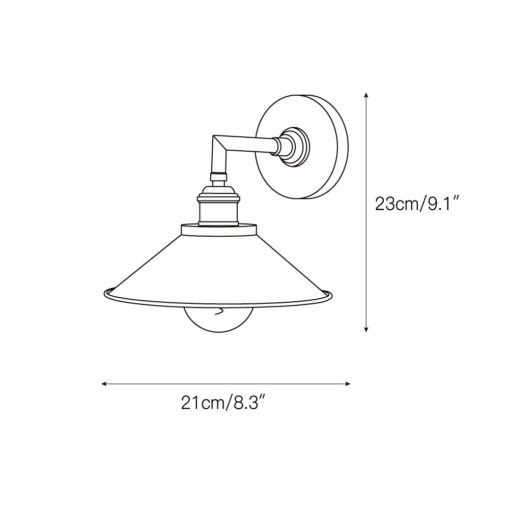 Osile Brass Wall Lamp